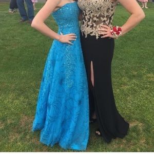 Blue jovani prom dress